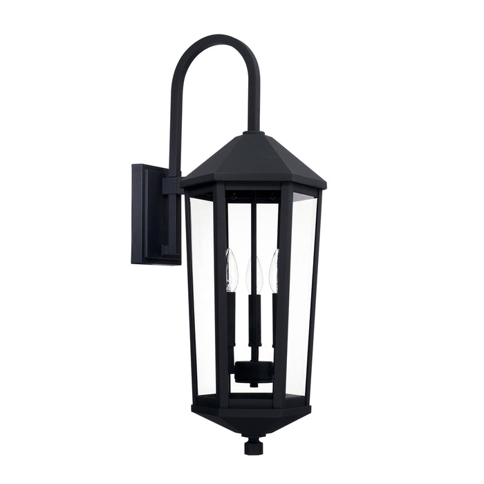 3 Light Outdoor Wall Lantern | 926931BK