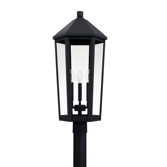 3 Light Outdoor Post Lantern | 926934BK