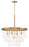 Craftmade Vesi 5 Light Pendant in Satin Brass