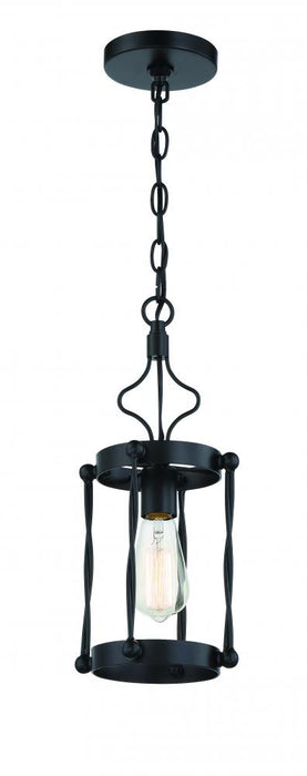 Craftmade Jolenne 1 Light Mini Pendant in Flat Black