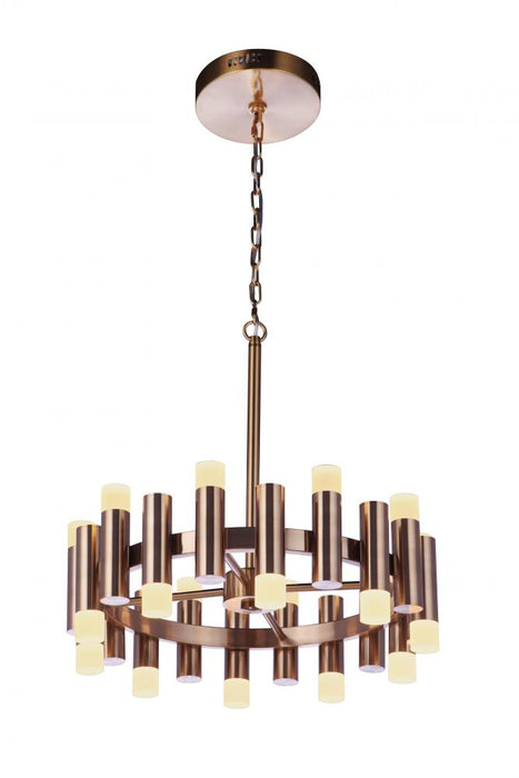Craftmade Simple Lux 20 Light LED Chandelier in Satin Brass