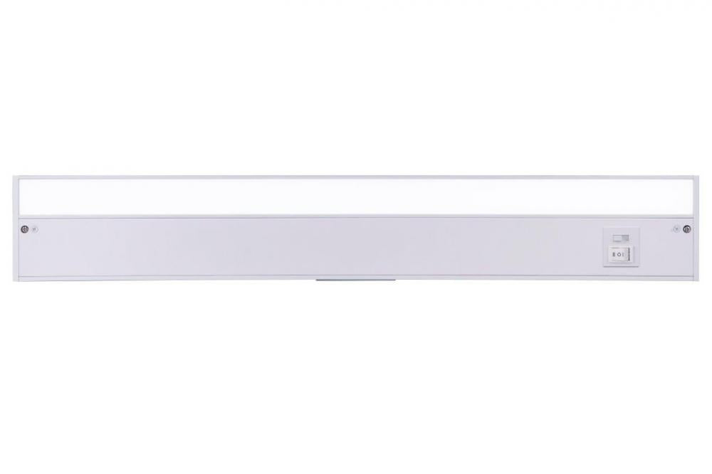 Craftmade 24" Under Cabinet LED Light Bar in White (3-in-1 Adjustable Color Temperature)