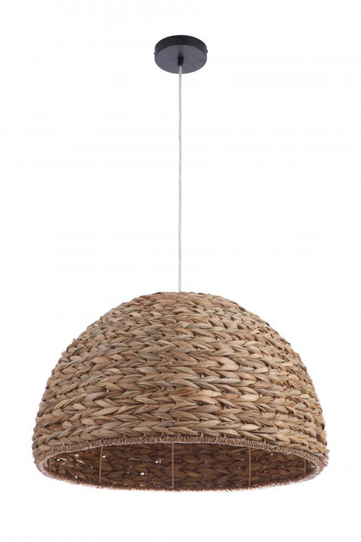 Craftmade Natural Pendant 1 Light Pendant w/ Woven Sea Grass Dome