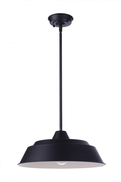 Craftmade Landmark 1 Light 12" Outdoor Pendant in Midnight