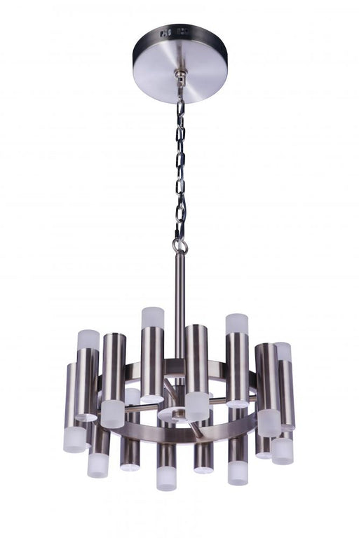 Craftmade Simple Lux 16 Light LED Chandelier in Brushed Polished Nickel
