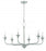 Craftmade Jolenne 6 Light Chandelier in Brushed Polished Nickel