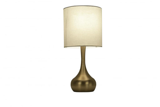 Craftmade 1 Light Metal Base Table Lamp in Satin Brass