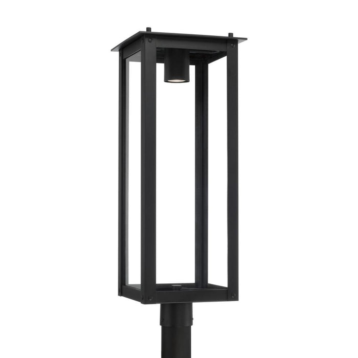 1 Light Outdoor Post Lantern | 934643BK-GL