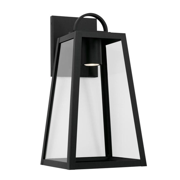 1 Light Outdoor Wall Lantern | 943712BK-GL