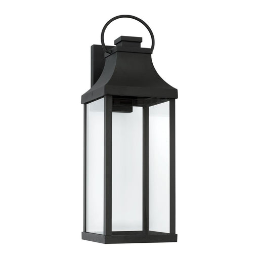 1 Light Outdoor Wall Lantern | 946431BK-GL