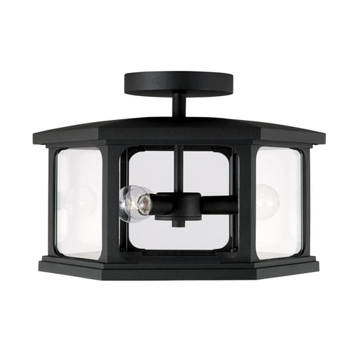 3 Light Outdoor Semi-flush | 946632BK