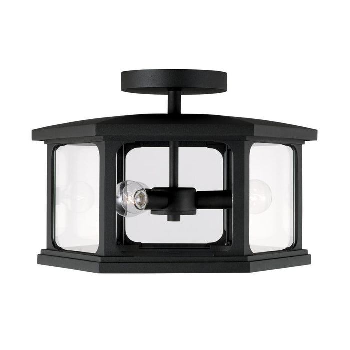 3 Light Outdoor Semi-flush | 946632BK