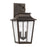 2-light Outdoor Tapered Wall Lantern In Oiled Bronze With Ripple Glass | 953321OZ