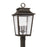 4-light Outdoor Tapered Post Lantern In Oiled Bronze With Ripple Glass | 953345OZ