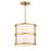 Crystorama Brian Patrick Flynn for Crystorama Hulton 3 Light Luxe Gold Mini Chandelier