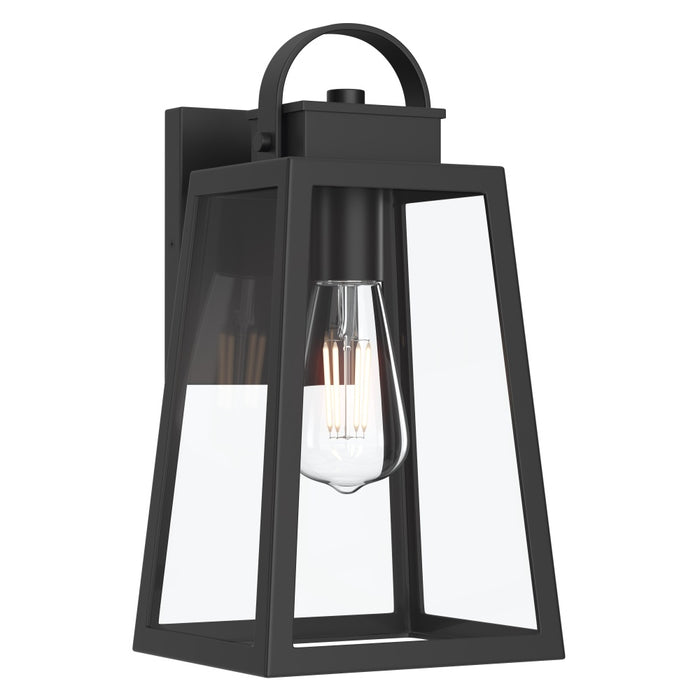 Hedry Medium Outdoor Wall Lantern With Clear Glass Panels | P560402-31M