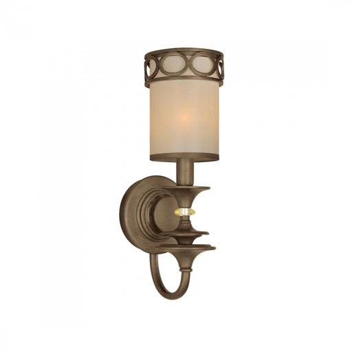 Crystorama 1 Light Antique Brass Traditional Sconce