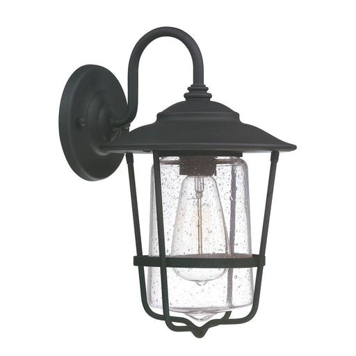 1 Light Outdoor Wall Lantern | 9601BK