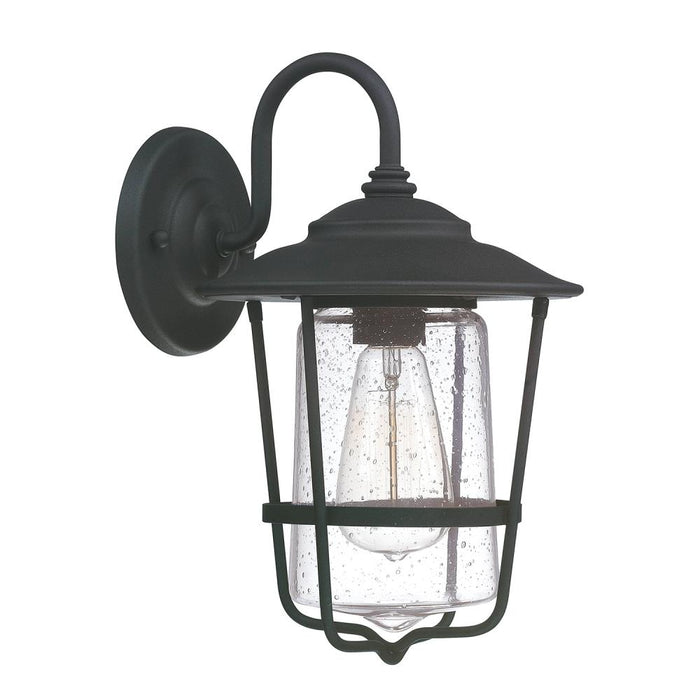 1 Light Outdoor Wall Lantern | 9601BK