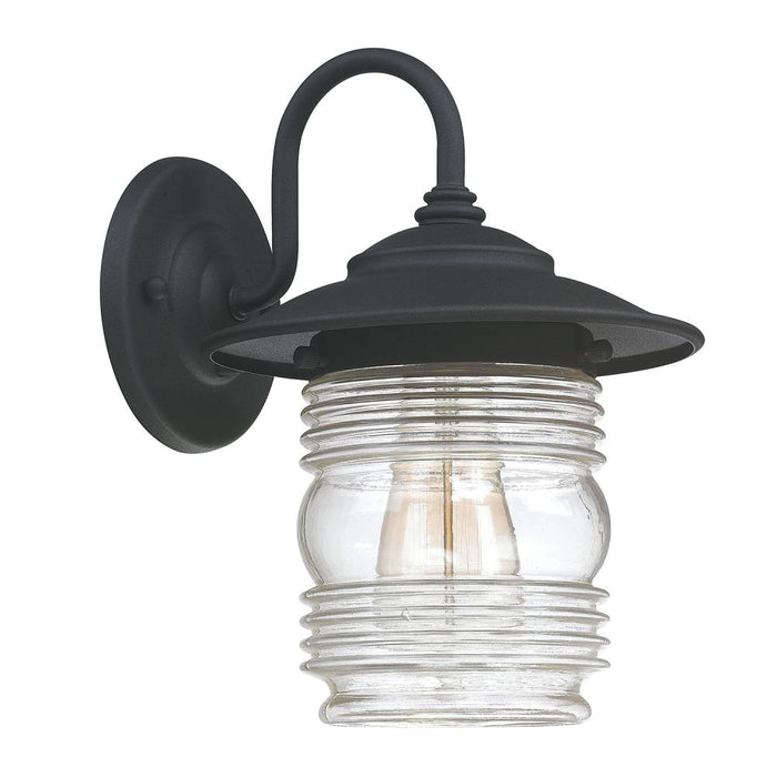 1 Light Outdoor Wall Lantern | 9671BK