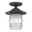1 Light Outdoor Flush Mount | 9677BK