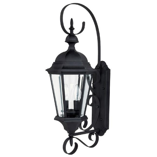 2 Light Outdoor Wall Lantern | 9722BK