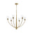 Jheni Six-light Chandelier With Clear Glass Shades | P400454-191