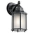 Kichler Chesapeake 10.25" 1 Light Outdoor Wall Light with Satin Etched Glass in Black