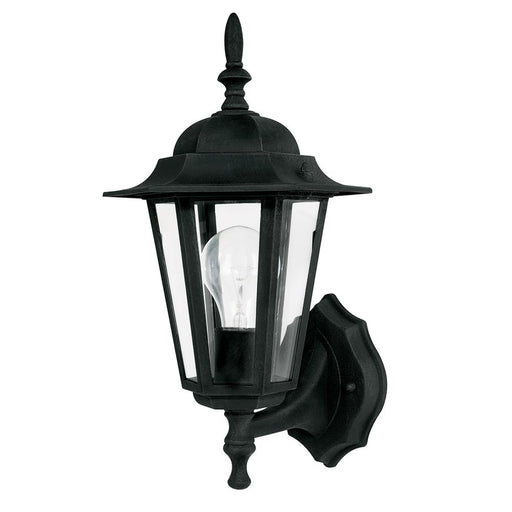 1 Light Outdoor Wall Lantern | 9825BK