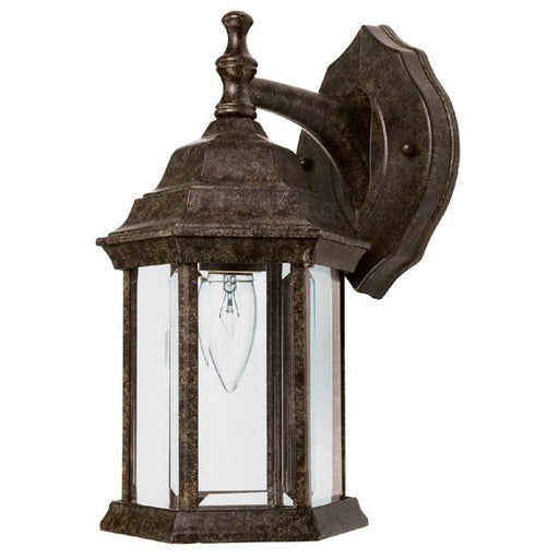 1 Light Outdoor Wall Lantern | 9830BK