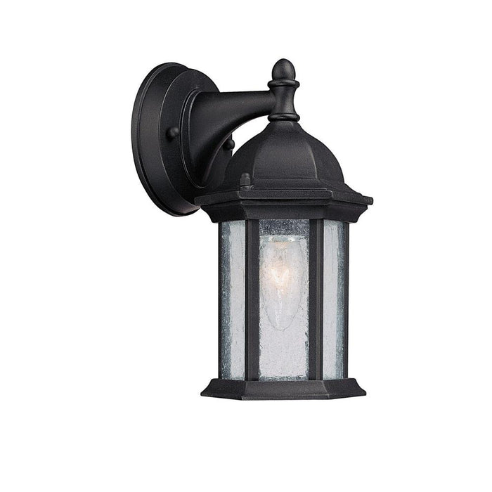 1 Light Outdoor Wall Lantern | 9831BK