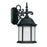 1 Light Outdoor Wall Lantern | 9833BK
