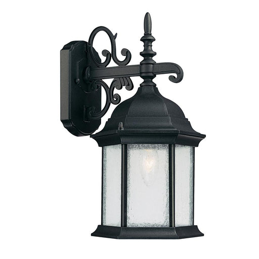 1 Light Outdoor Wall Lantern | 9833BK