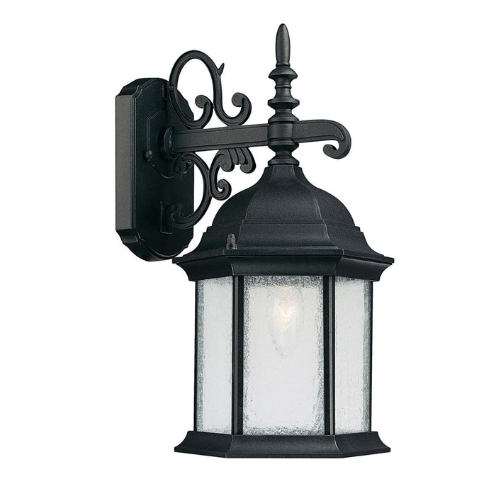 1 Light Outdoor Wall Lantern | 9833BK