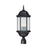 3 Light Outdoor Post Lantern | 9837BK