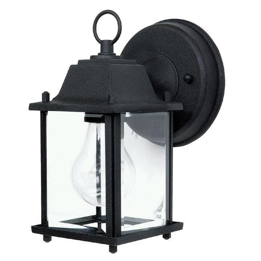 1 Light Outdoor Wall Lantern | 9850BK