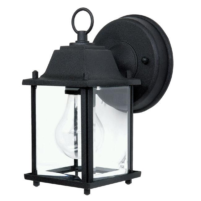 1 Light Outdoor Wall Lantern | 9850BK