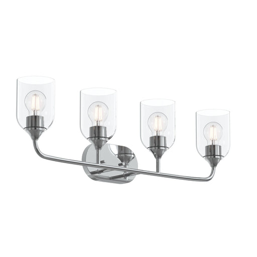 Ilia 4-light Bath Vanity With Clear Glass Shade | P300574-015