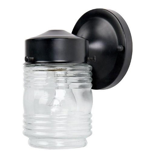 1 Light Outdoor Wall Lantern | 9946BK