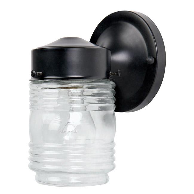 1 Light Outdoor Wall Lantern | 9946BK