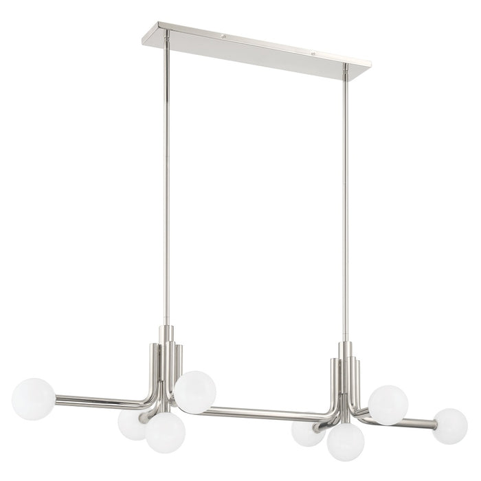 8 Light Linear Chandelier / Lustre Lineair 8 Light | 207351A