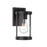 Kagen Small Outdoor Wall Light With Clear Glass Panels | P560393-31M