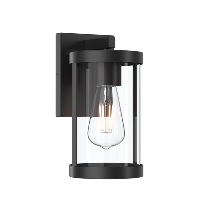 Kagen Small Outdoor Wall Light With Clear Glass Panels | P560393-31M
