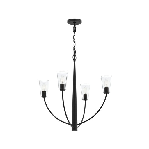 Jheni Four-light Chandelier With Clear Glass Shades | P400453-31M