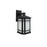 Elm Outdoor Wall Sconce 14" Black | A0214M-BK