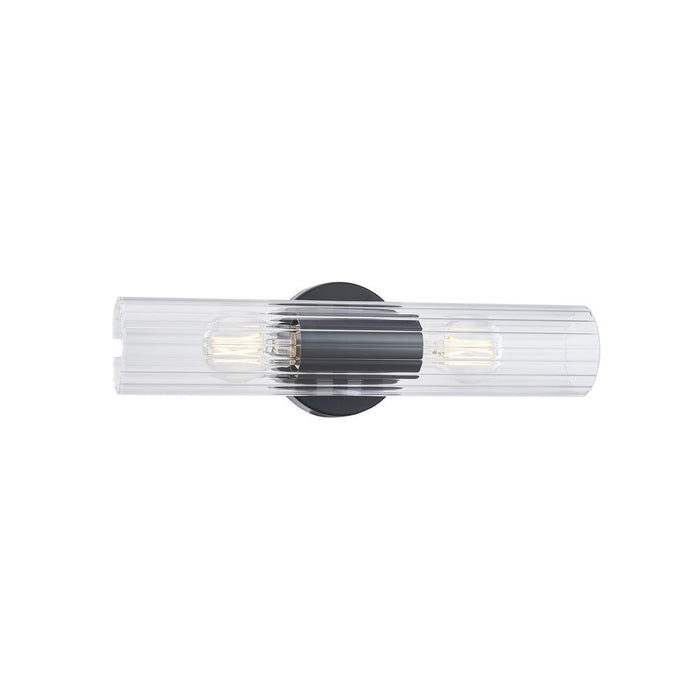 Leo Vanity Wall Light 16" Black | A0310BK