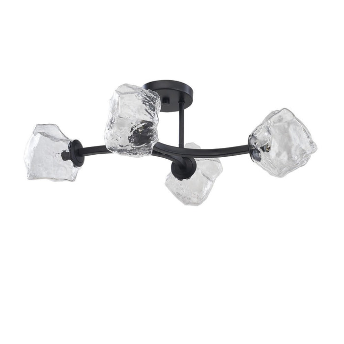Carson Semi Flush Mount 4-light Black | A0725BK
