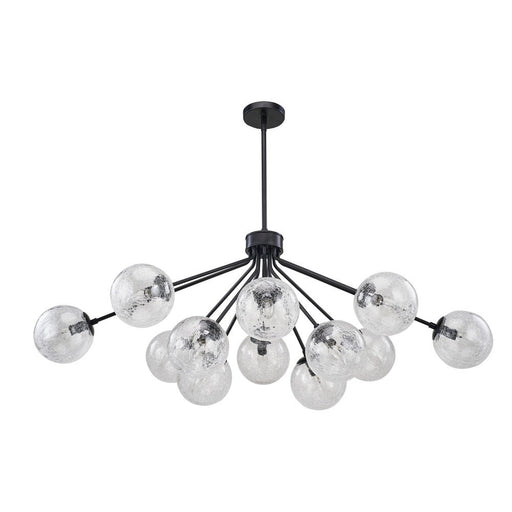 Brook Chandelier 12-light Black | A0829BK