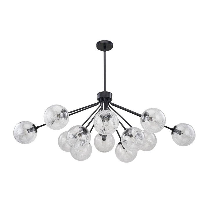 Brook Chandelier 12-light Black | A0829BK