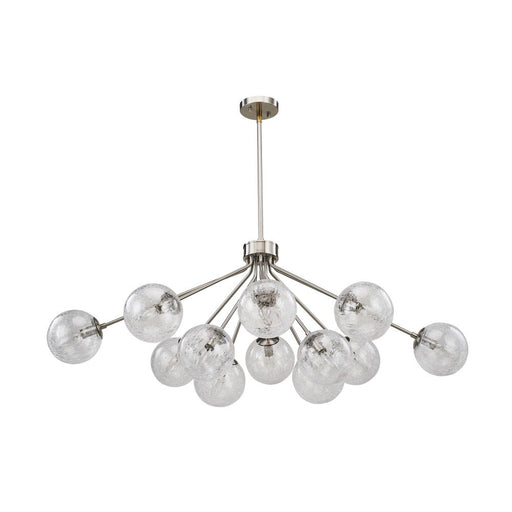 Brook Chandelier 12-light Brushed Nickel | A0829BN
